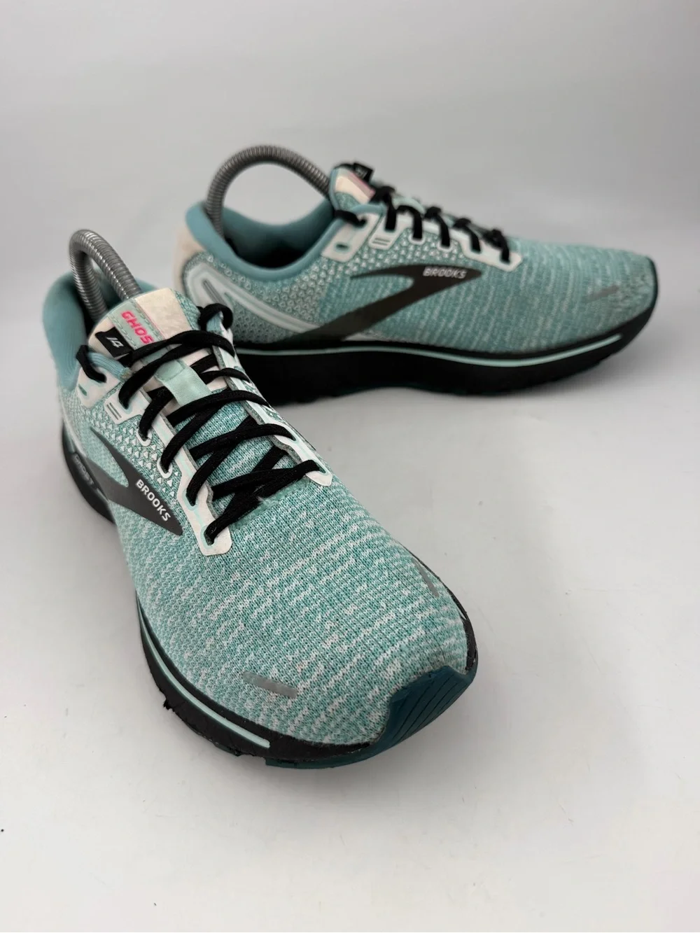 Brooks Women’s Ghost 14 - SZ 9- Green Black Athletic Running Shoes
